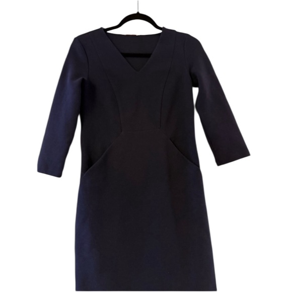 Boden Brontë Ottoman Dress Navy Dress - Picture 5 of 6